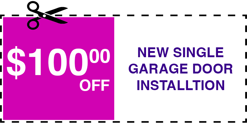 100 off garage door repair Garden City