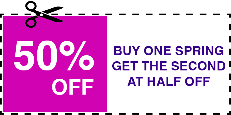 HALF OFF GARAGE SPRING Garden City